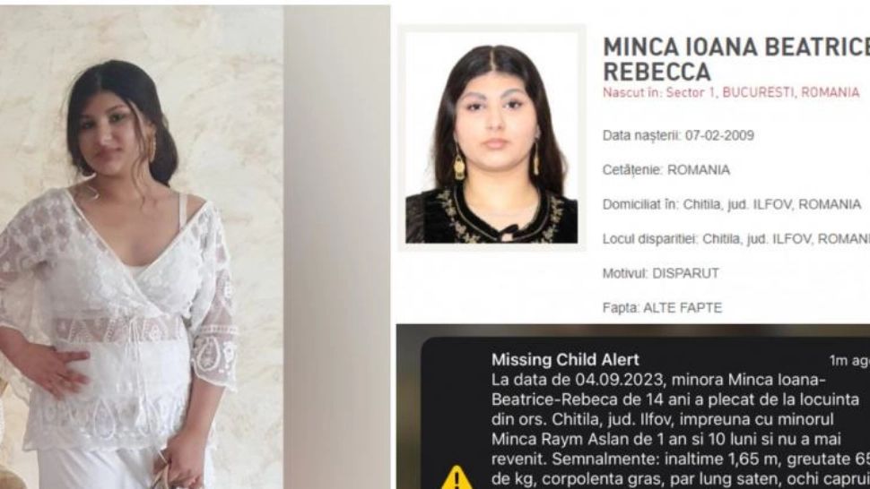 Fata de 14 ani, dispărută din Chitila, a fost găsită în Ghimpați