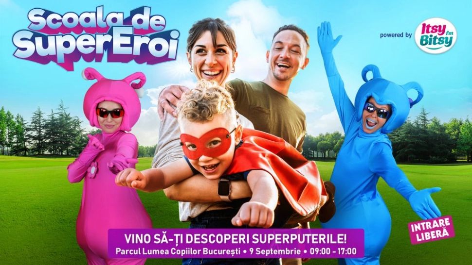 Vino să-ți descoperi superputerile la Școala de SuperEroi – Back to School, în Parcul Lumea Copiilor!