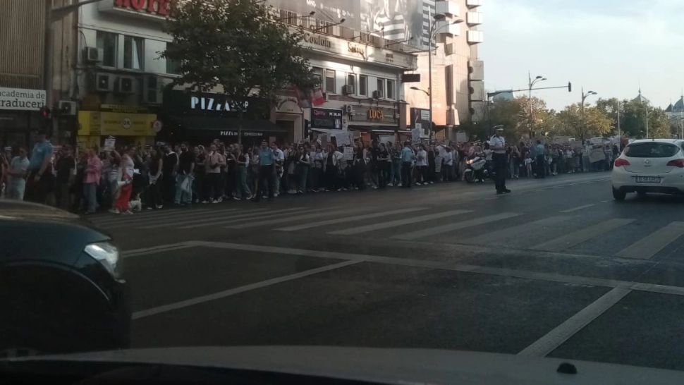 Marș de protest pentru drepturile femeilor, în București - Manifestanții au cerut servicii pentru victimele violenței domestice și violenței sexuale
