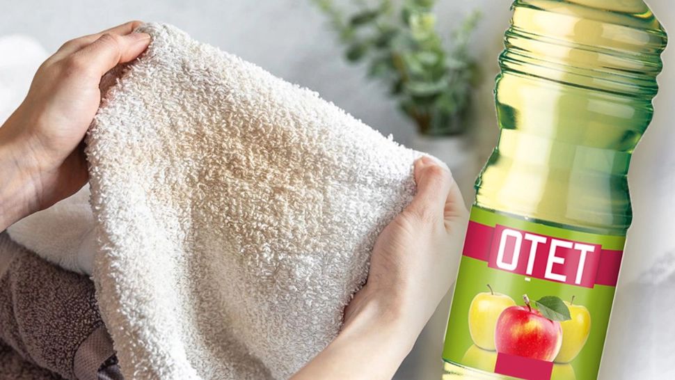 Pune oteț în apa în care speli prosoapele - O să rămâi uimit de rezultate