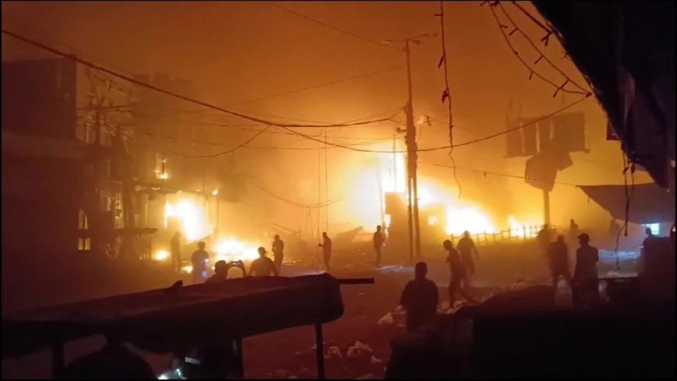 Piață din Gaza lovită de rachete de israeliene. Zeci de victime, imagini de coșmar 