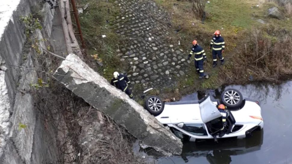 Primarul din Târgoviște, Daniel Cristian Stan, fosta sa soție și fetița lor au plonjat cu mașina în Olt