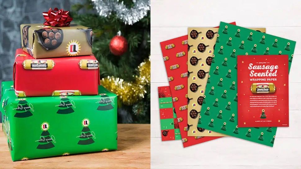 Accesoriul perfect pentru Crăciun! - hârtia de ambalat cu miros de CÂRNAȚI