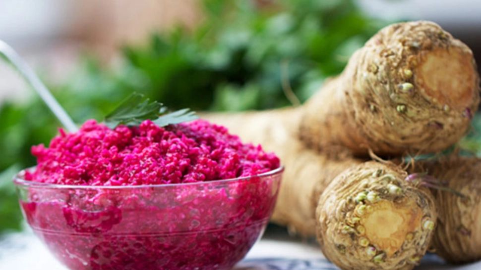 Salata de sfeclă roșie cu hrean pentru iarnă, plină de vitamine - Cea mai bună rețetă, pas cu pas 