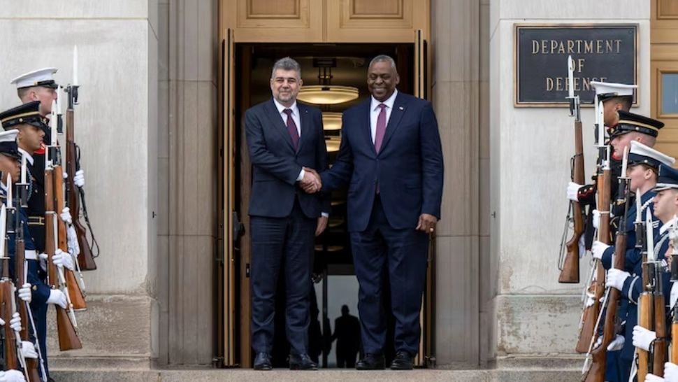 Șeful Pentagonului, după întâlnirea cu premierul Marcel Ciolacu: Rolul puternic al României în regiunea Mării Negre, vital pentru a combate agresiunea Rusiei