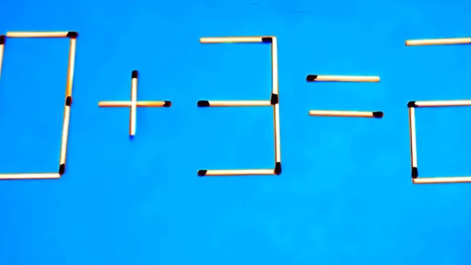Mută un singur băț de chibrit și vei obține soluția pentru egalitate! Test de inteligență uimitor