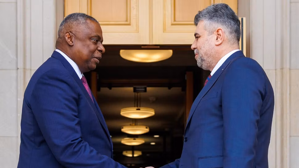 Premierul Marcel Ciolacu, la întâlnirea cu Secretarul american al Apărării: Avem nevoie de o cooperare sporită în materie de securitate cu Statele Unite, de un angajament economic puternic