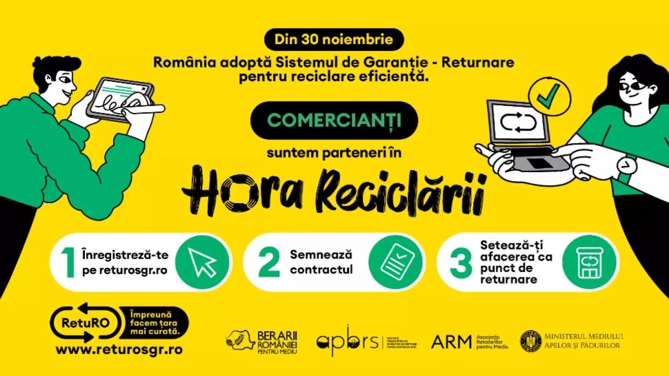 RetuRO vine în întâmpinarea comercianților prin lansarea magazinului online. Manualul SGR este deja disponibil