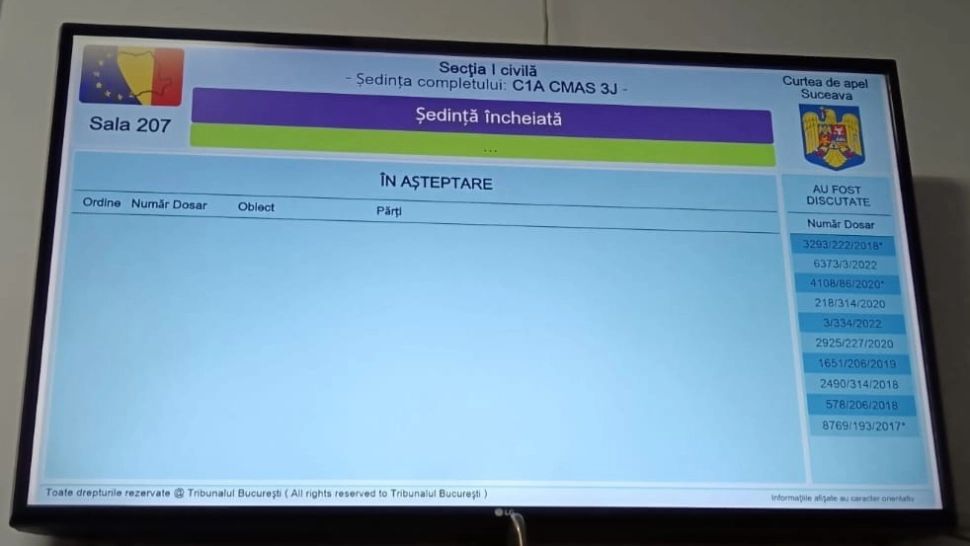 Blocaj total în instanțe. Parchetele și grefierii sunt în grevă spontană, timp de 4 ore