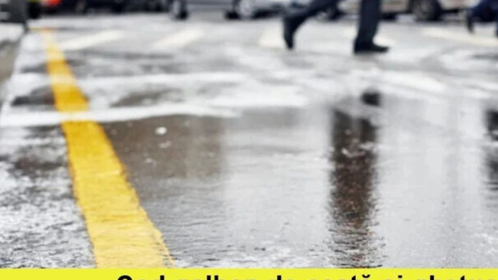 ANM avertizează: Pericol de ghețuș și vizibilitate redusă în sute de localități