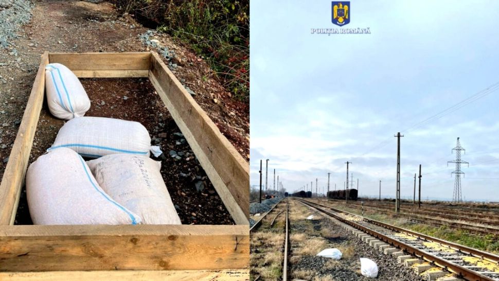 Hoții au pus ochii și pe cerealele care vin din Ucraina. 5 angajați CFR, prinși când „operau” vagoanele în Gara Larga