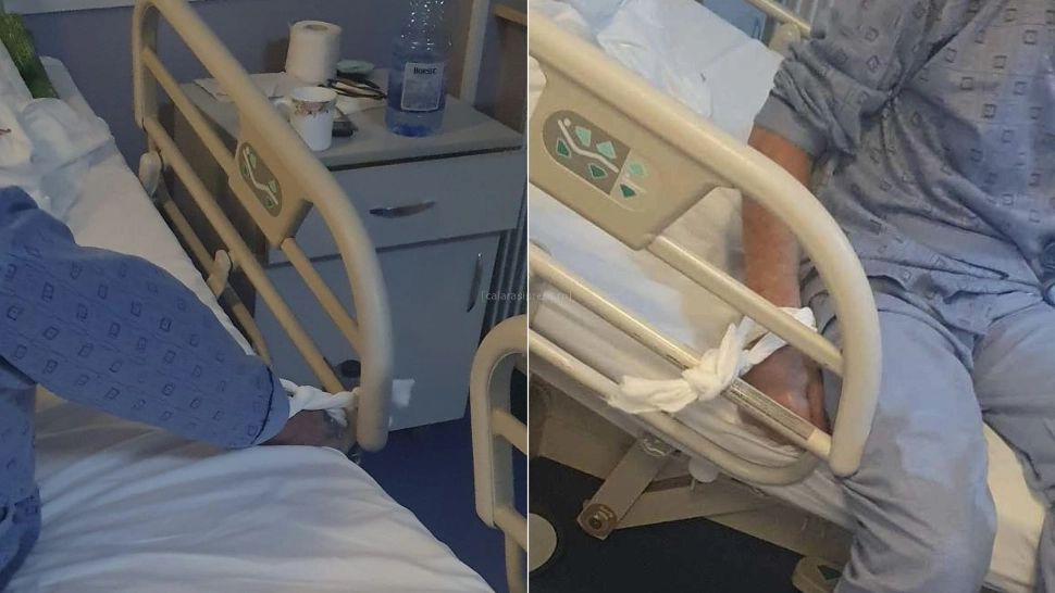 Ancheta la Spitalul din Călărași, după ce un pacient a fost legat fedeleș de pat. Ce spune personalul?