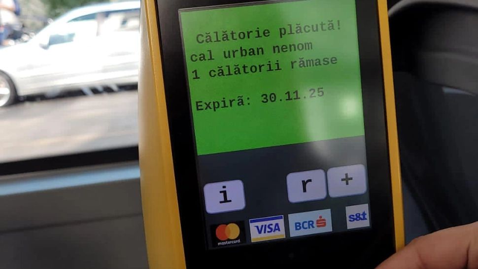 În perioada 10-16 ianuarie, aplicaţia InfoTB şi plăţile cu card contactless la validatoare vor suferi disfuncţionalităţi - Anunțul STB 