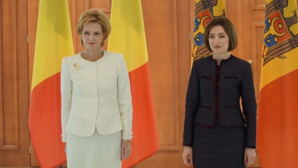 Maia Sandu, întâlnire cu Majestatea Sa Margareta, Custodele Coroanei, la Castelul Săvârşin