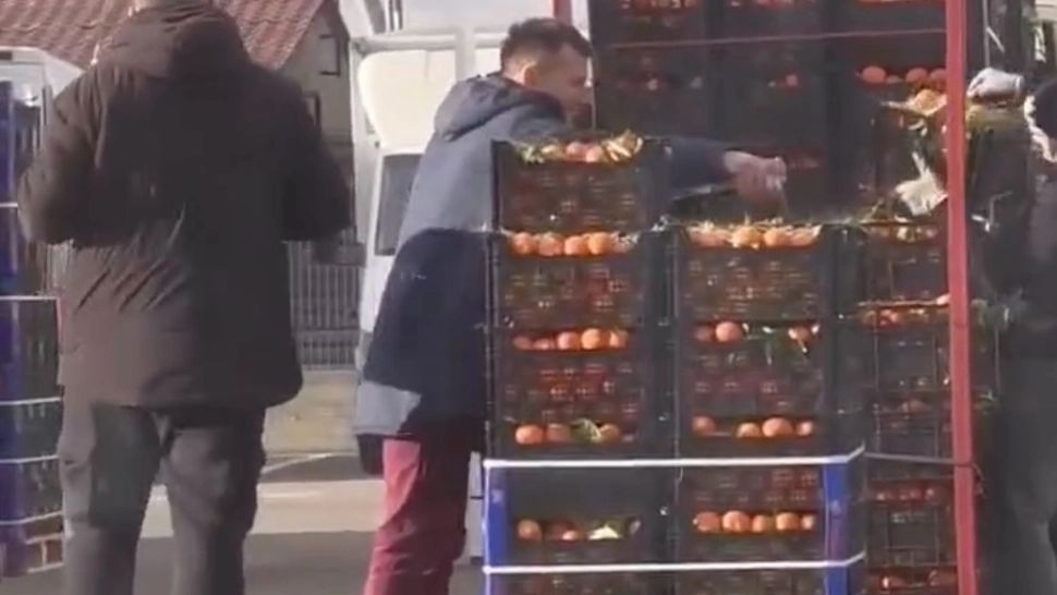 Cum ne otrăvesc comercianții: citrice stropite cu substanțe toxice, puse la vânzare în piețe. INCREDIBIL ce pulverizează pe ele! VIDEO