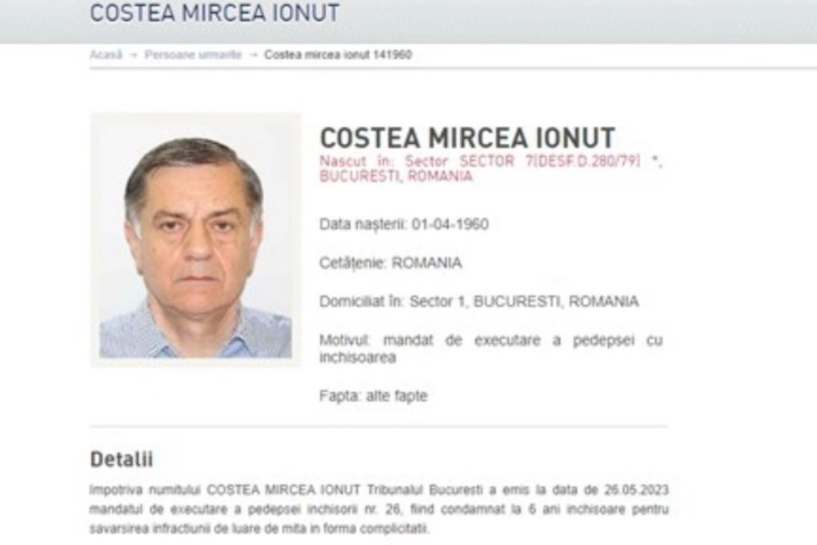 Alina Gorghiu, despre cazul fugarului Mircea Costea: Ministerul Justiției va începe demersurile de extrădare imediat ce va primi documentele de la instanţă