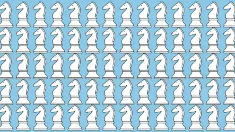 Ai un IQ ridicat dacă poți să găsești rapid calul diferit printre piesele identice