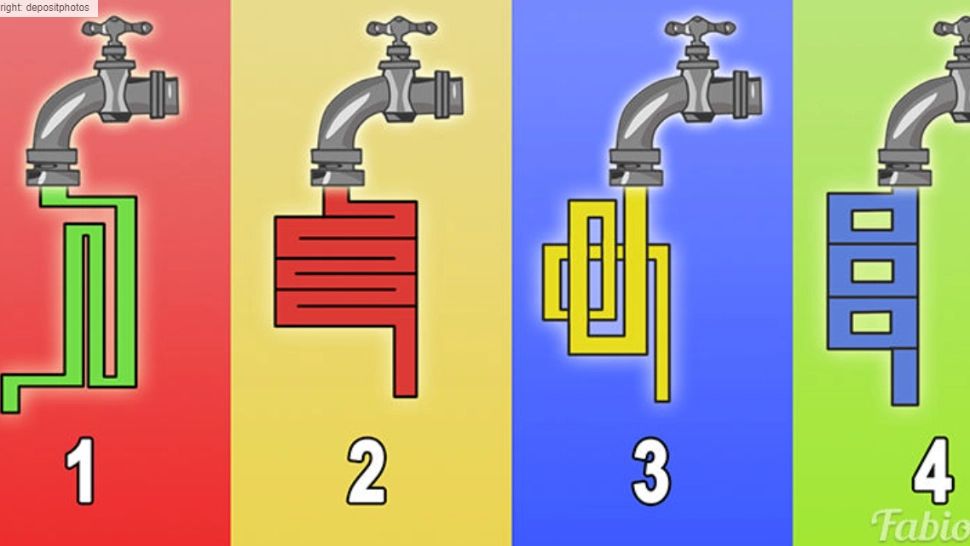 Test de inteligență uimitor! Un GENIU se poate ascunde în tine: spune prin care robinet curge apa mai repede