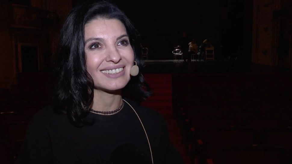 Spectacol de excepție la Timișoara, de Dragobete. Actrița Lavinia Șandru, recital la Teatrul Național - VIDEO