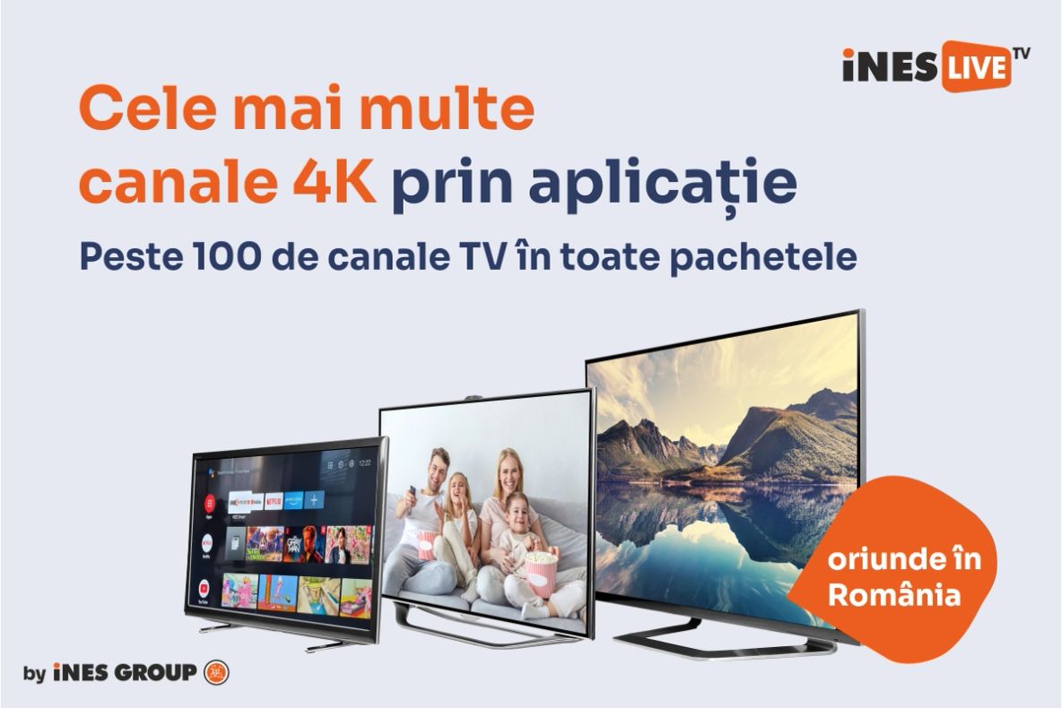 iNES Live își extinde Grila de canale și oferta 4K 
