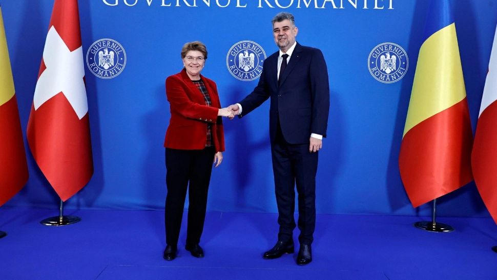 Marcel Ciolacu, după întrevederea cu preşedinţa Elveţiei: Ne bazăm pe sprijinul îndelungat al Confederaţiei Elveţiene în procesul de aderare la OCDE