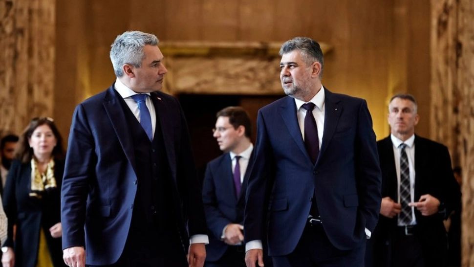 Marcel Ciolacu, întâlnire constructivă cu Karl Nehammer: Discuții despre securitatea şi gestionarea frontierelor