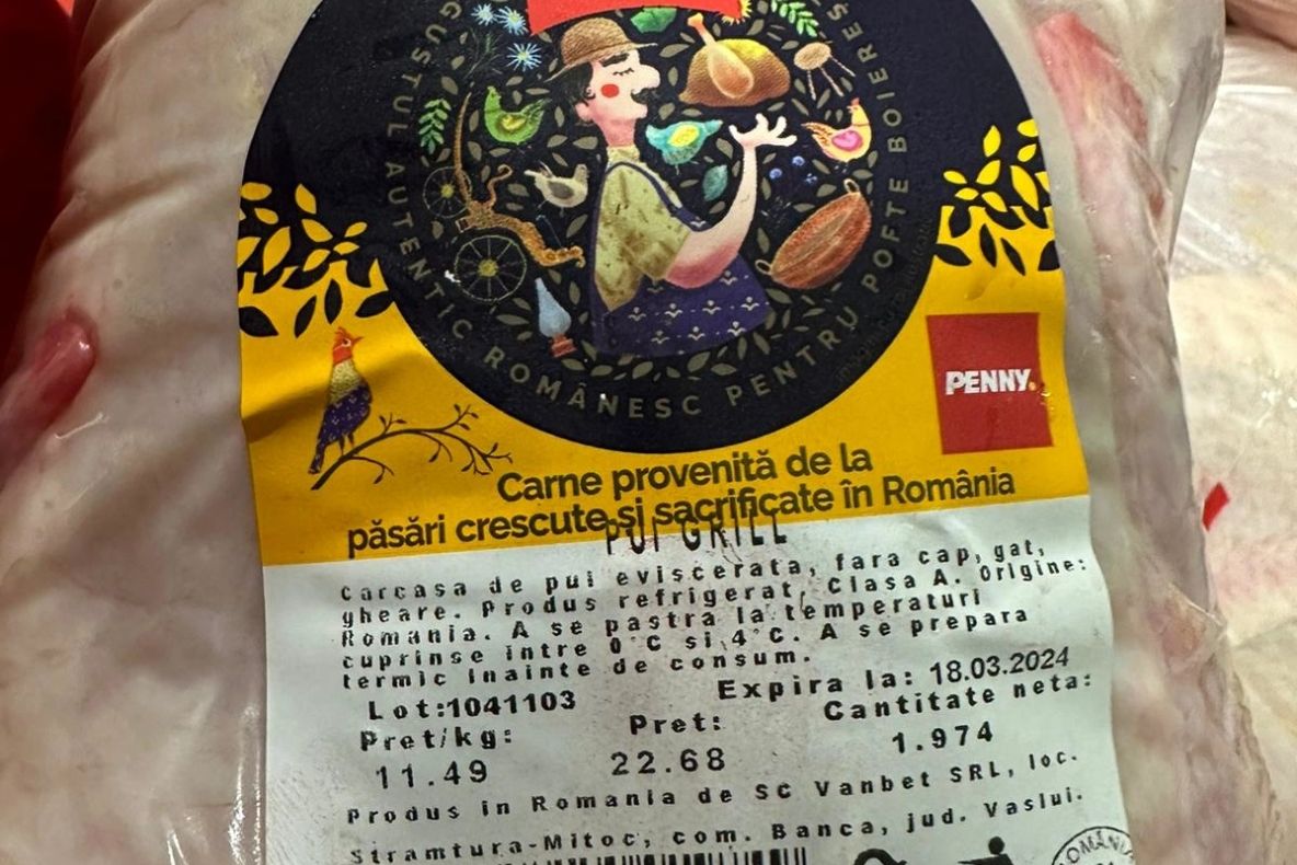 Alertă alimentară! Carne de pasăre retrasă de la vânzare din cauza prezenţei bacteriei Salmonella FOTO
