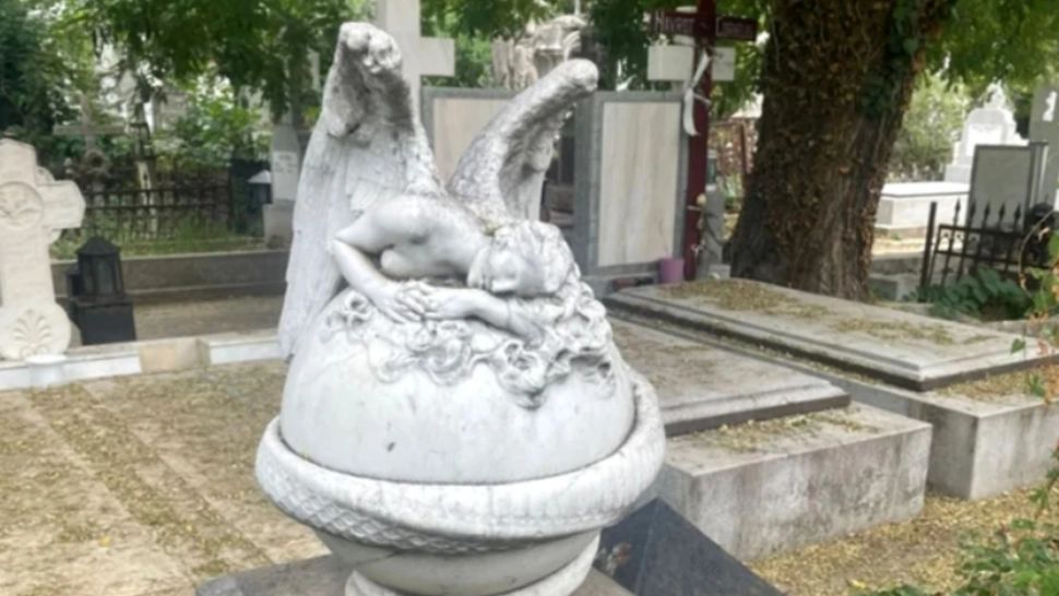 Cimitirul Bellu. Povestea cutremurătoare a Lamiei, o statuie unică în arta funerară mondială. Cum a ajuns frumoasa regină a Libiei sub blestemul Herei 