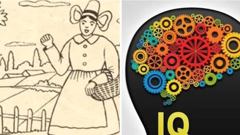 Test IQ din secolul trecut. Ești un geniu dacă poți găsi în imagine cei trei copii ai femeii