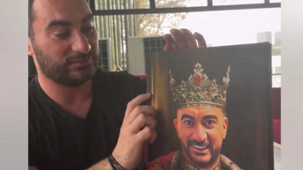 Pescobar și-a făcut tablou și s-a autointiluat „Regele fructelor de mare”. Aroganță maximă! 