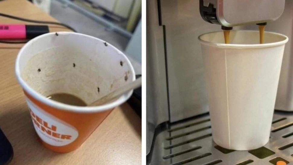 Incident șocant în aeroport. O tânără a fost la un pas de deces după ce a consumat cafea plină cu insecte