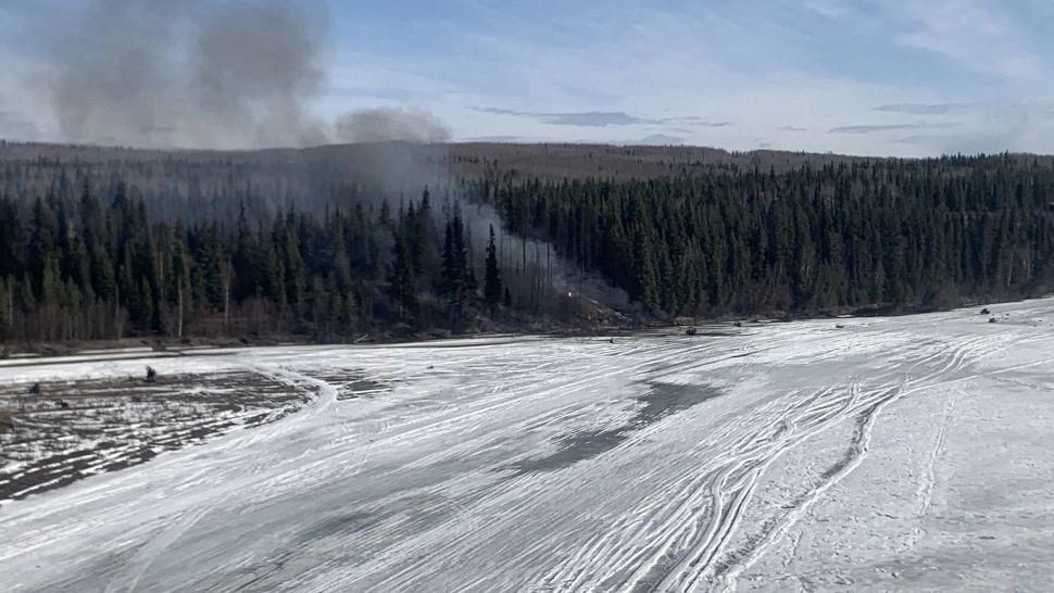Avion prăbușit în Alaska: nu există supraviețuitori. După impact, aparatul a luat foc - FOTO