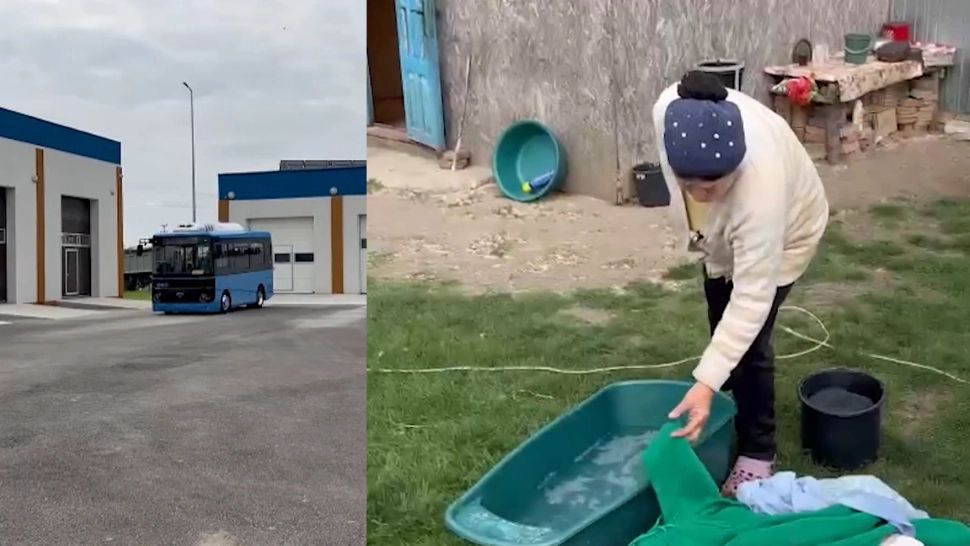 Satul unde oamenii stau în beznă dar primarul le-a adus autobuze electrice