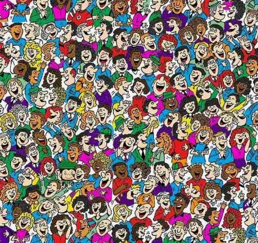 Testul de atenție pe care românii îl pică cu brio! Doar 1% pot descoperi maimuța ascunsă printre oamenii care râd: ce spune asta despre noi