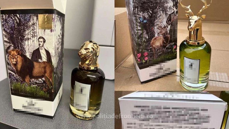 18.000 parfumuri contrafăcute, în valoare de peste 4 milioane euro, depistate în Portul Constanța FOTO