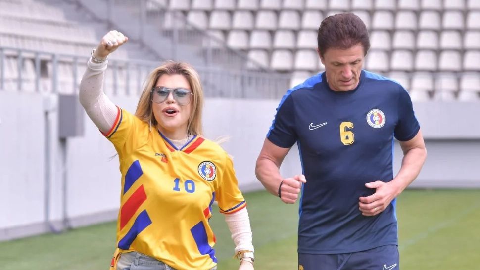 Loredana Groza - show la antrenamentul Generației de Aur. Cântăreața a făcut furori