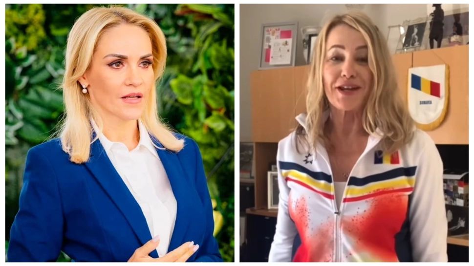Gabriela Firea, susținută de Nadia Comăneci:"O cunosc pe Gabi de când era în presă"