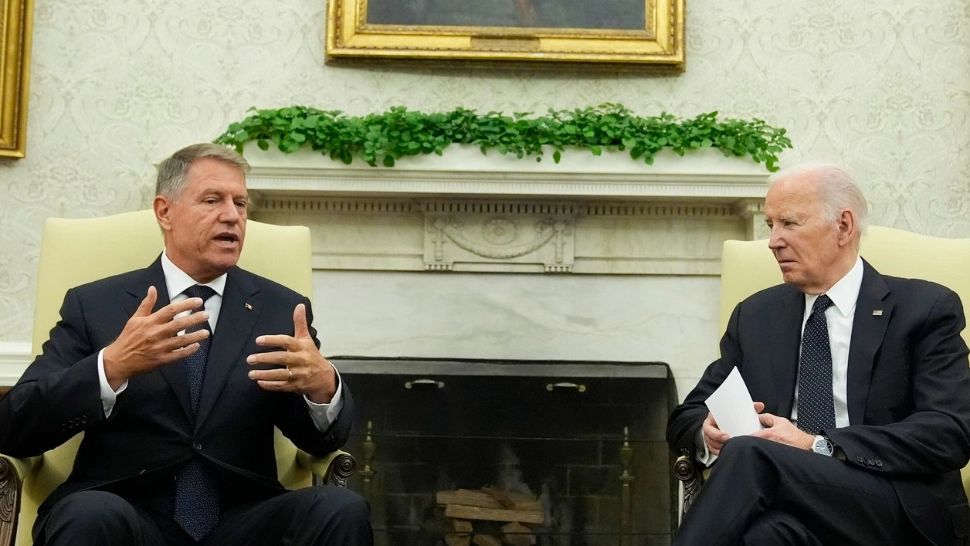 Președintele Klaus Iohannis, primit de Joe Biden, la Casa Albă. Discuții despre susținerea SUA pentru șefia NATO: Am decis să continuăm dialogul - VIDEO