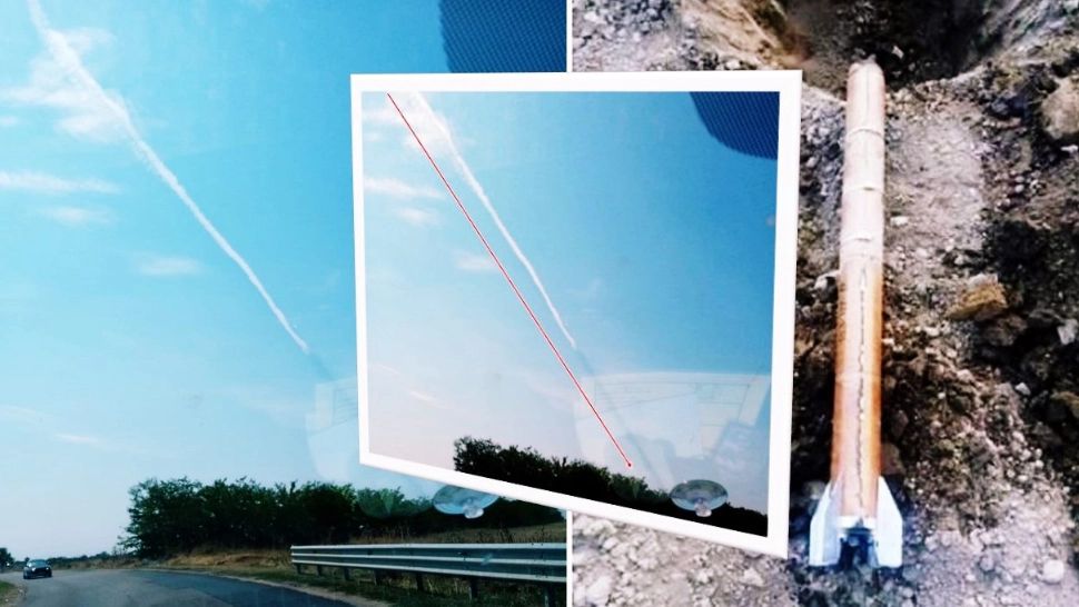 Accident bizar în Teleorman! Un pătul a luat foc după ce ar fi fost lovit de o rachetă ANTIGRINDINĂ 