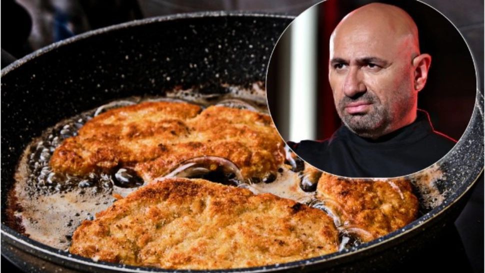 Rețeta secretă de șnițele a lui Cătălin Scărlătescu. Trucul folosit de vestitul bucătar ca să iasă delicioase