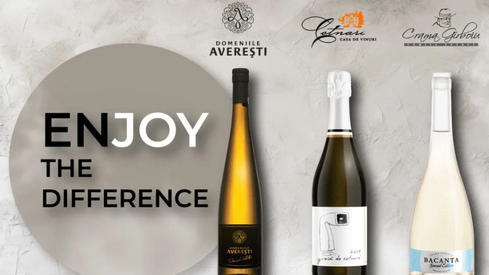 Domeniile Averești, Casa de Vinuri Cotnari și Crama Gîrboiu vor delecta cu vinuri din soiuri autohtone publicul din cadrul TIFF, o colaborare sub umbrela campaniei “Enjoy the difference!” 