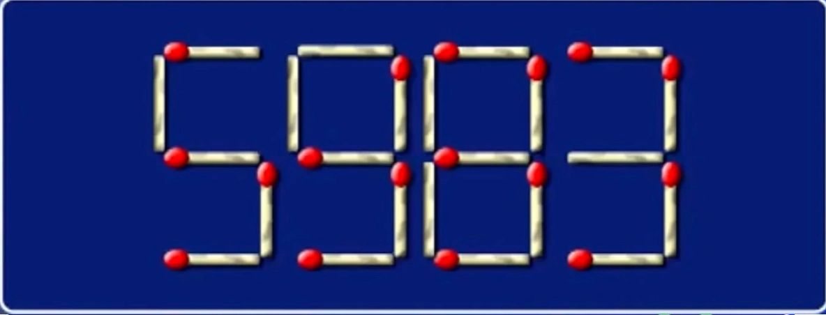 Testul minților sclipitoare. Mută două bețe de chibrit pentru a obține cel mai mare număr posibil: ce-ai realizat?