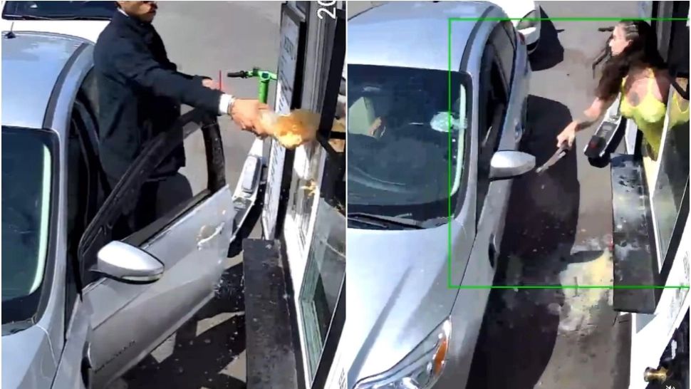 Răzbunarea unei vânzătoare după ce un client i-a aruncat cafeaua în față. Femeia nu a mai ținut cont de nimic - VIDEO