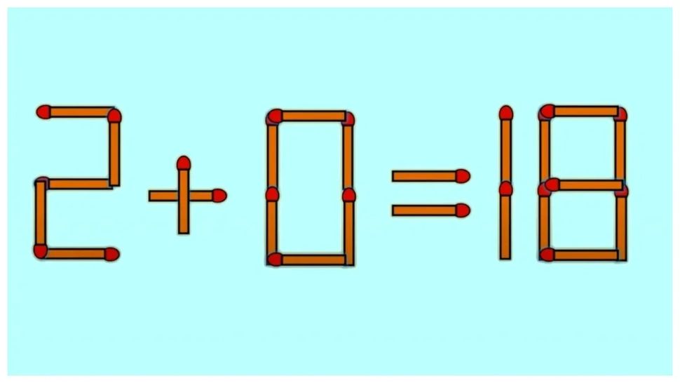 Testul IQ al zilei. Corectează 2 + 0 = 18, în doar câteva secunde