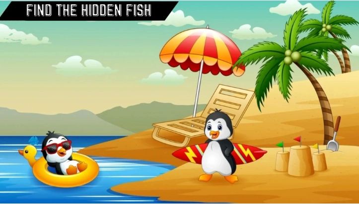 Test de atenție uimitor: poți găsi peștișorul ascuns? Doar cei cu o vedere ageră reușesc