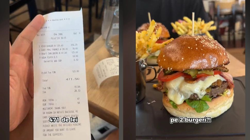 Prețurile de pe aeroportul Otopeni au ajuns să sfideze ridicolul. Un simplu burger costă 128 de lei