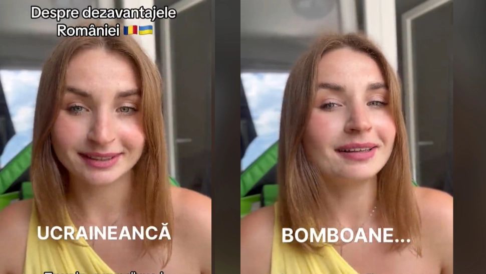 O tânără din Ucraina se plânge de dezavantajele vieții în România. ”Nu există bomboane și dulciuri gustoase”