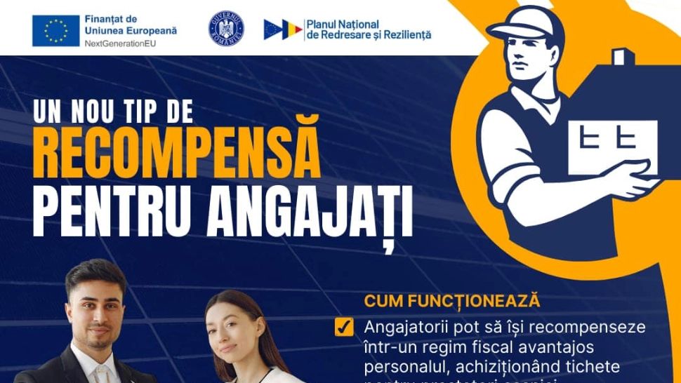 Salariații vor putea primi tichete de activități casnice. Cine poate beneficia de această facilitate?