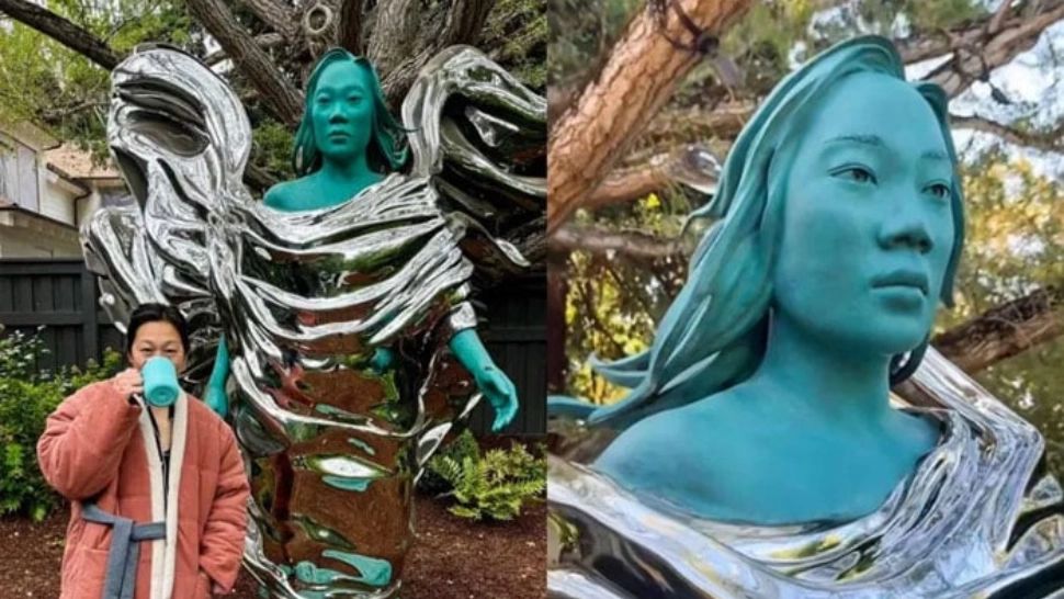 Fiță de multimiliardar. Mark Zuckerberg i-a făcut soției o statuie "în stil roman", dar oamenii o compară cu Avatar