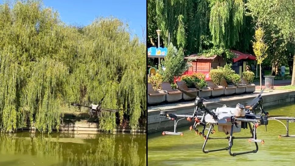 Nicușor Dan trimite DRONELE împotriva țânțarilor. Unde au loc primele atacuri? - VIDEO